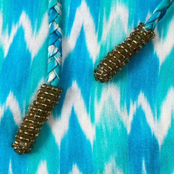 Paloma Blue Capri Printed 100% Silk-Satin Camisole Size M NWOT - Picture 5 of 15